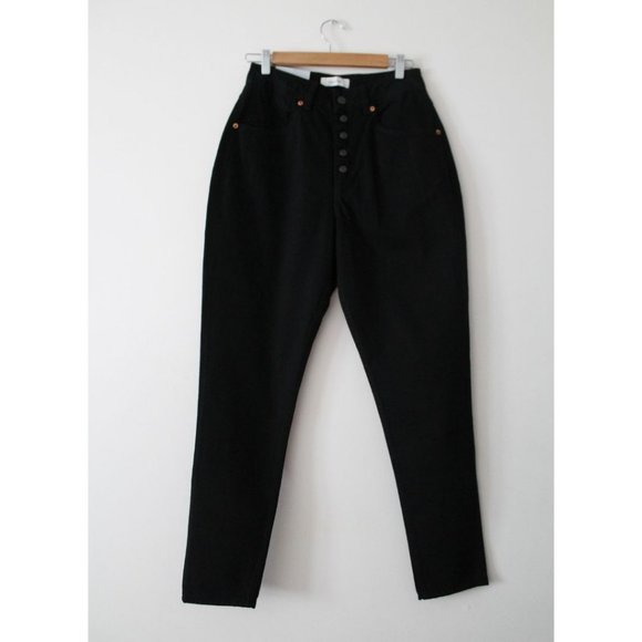 Decade Studio Pamela Jean Black Size 26 Super High-rise Holt Renfrew - Picture 3 of 7